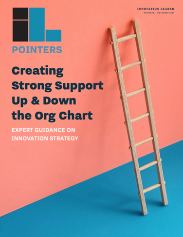 November 2021 Pointers cover: Creating Strong Support Up & Down the Org Chart