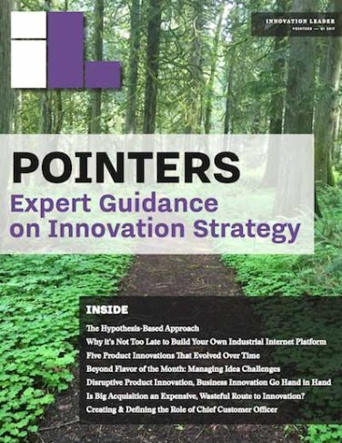 March 2017 Pointers cover: Expert Guidance on Innovation Strategy