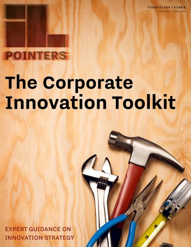 June 2020 Pointers cover: The Corporate Innovation Toolkit