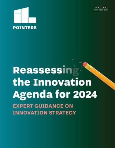 November 2023 Pointers cover: Reassessing the Innovation Agenda for 2024
