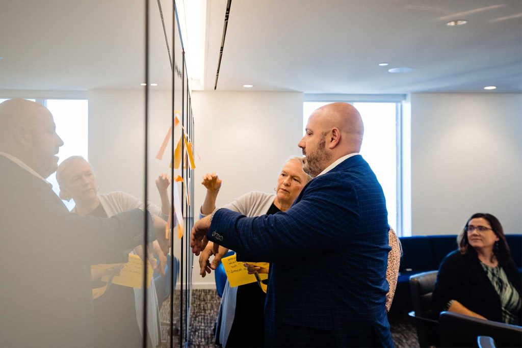 Brian Miske, Innovation Labs, Innovation & Enterprise Solutions KPMG Ignition Centers at KPMG; and Colleen Drummond, Head, KPMG Innovation Labs at KPMG
