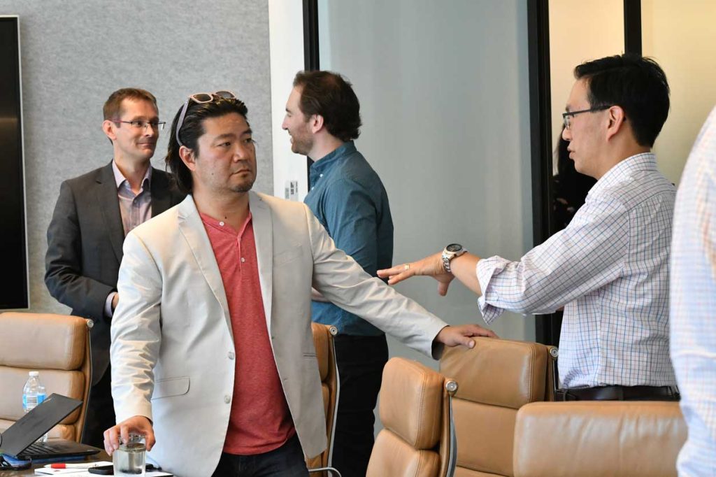 Hugh Jedwill, Managing Director North America at Kimberly-Clark; and Felix Lu, Director of Corporate Engagement at University of Chicago.