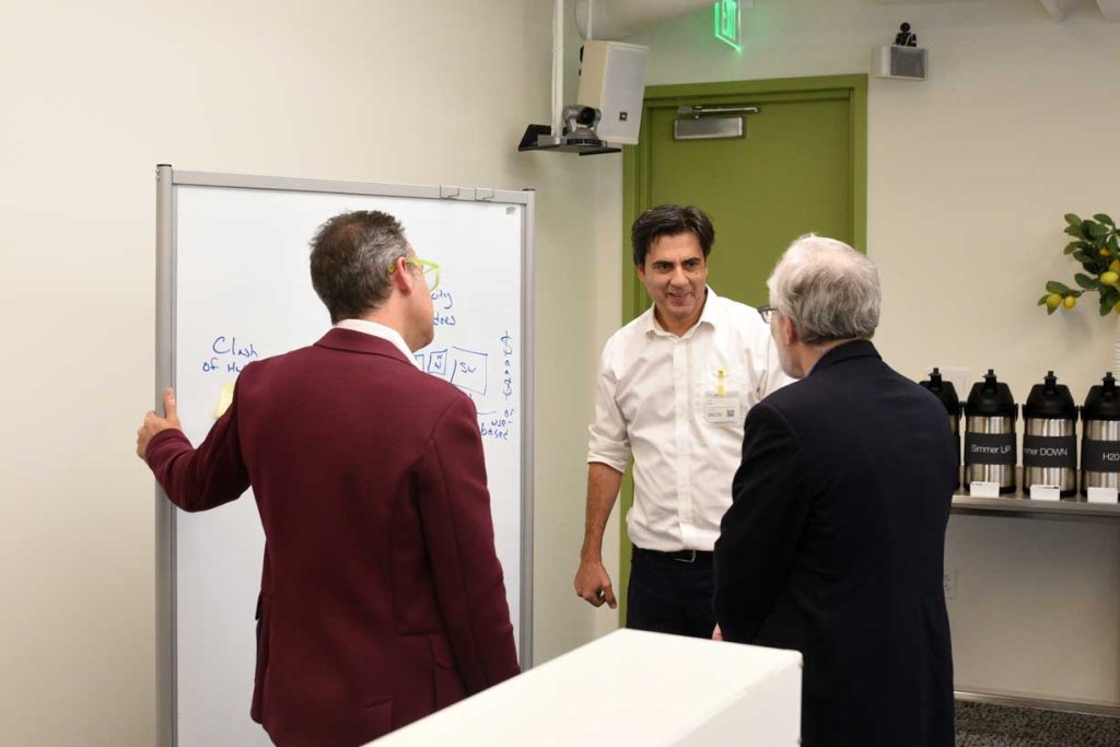 Scott Kirsner facilitates a breakout discussion.