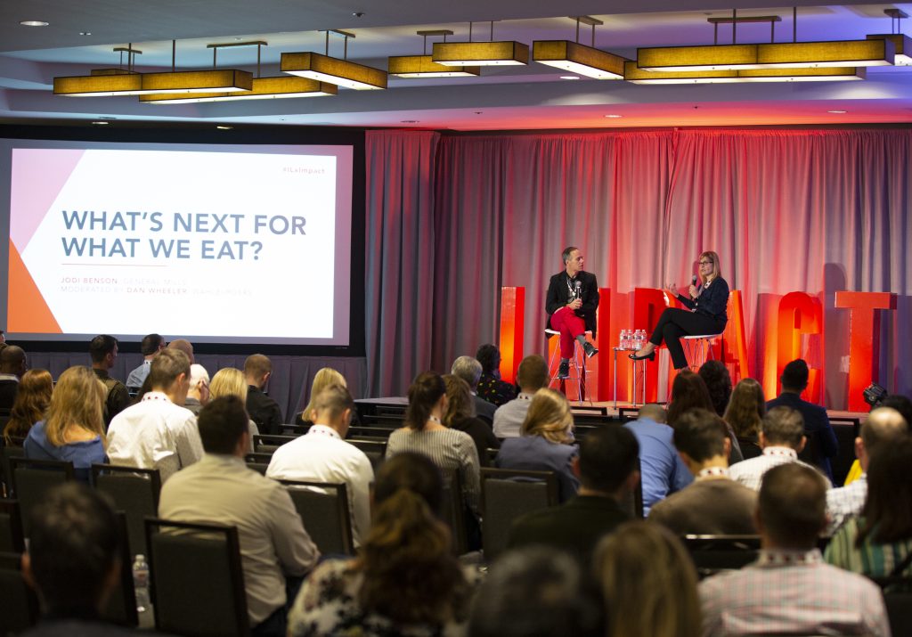 Jodi Benson, Chief Innovation, Technology and Quality Officer at General Mills; and Dan Wheeler SVP of Marketing & Innovation at Wahlburgers, discuss what’s next for what we eat.