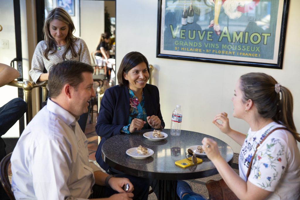 Some attendees went on an Italian food tour prior to the start of the event.