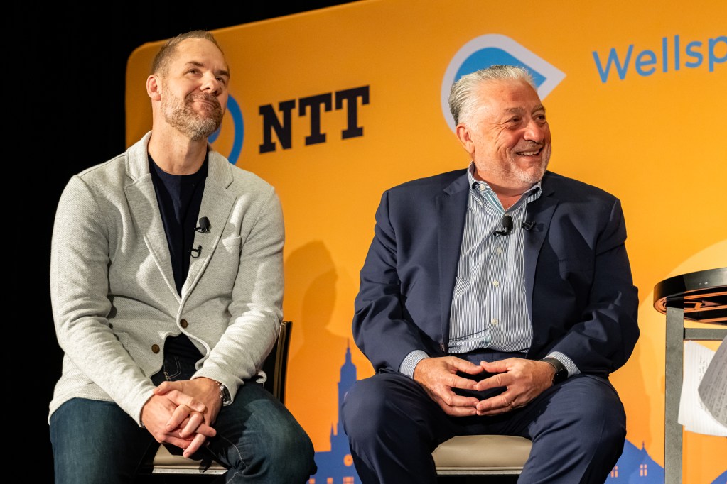 Trevor Anulewicz of Launch by NTT Data with Vito Mabrucco, Global CMO of NTT Corp.