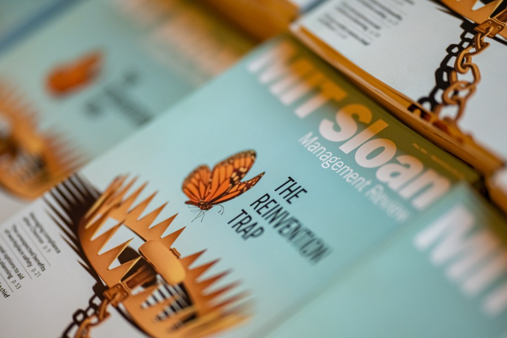 MIT Sloan Management review was the event’s media sponsor, and participants received copies of the latest issue.