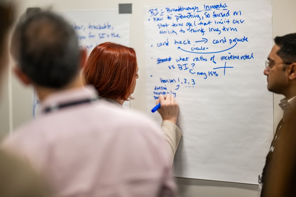 Participants at a breakout session