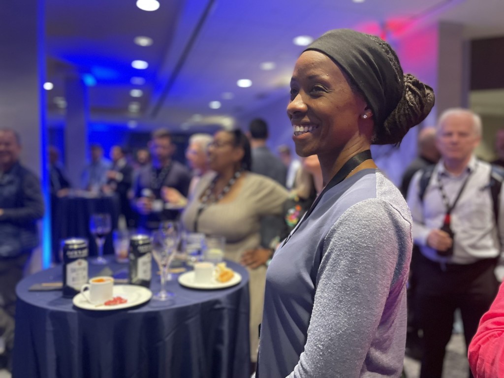Impact participants at the Impact Awards reception