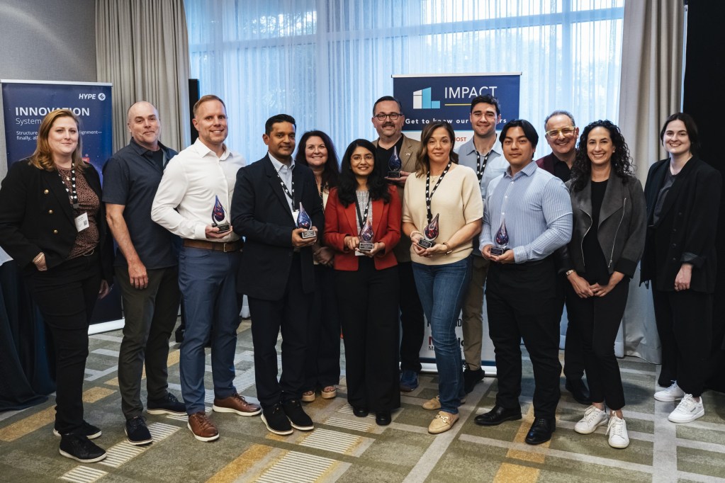 Impact Award winners and presenters.