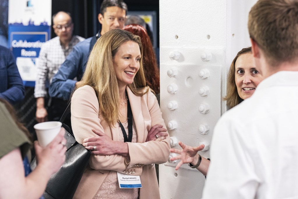 Rachel Adams and Julia Jackson of Takeda Pharmaceuticals.