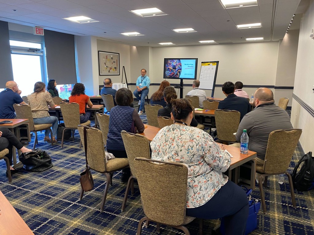 David Lee, AVP of New Growth at Cox Communications, leads a session on “The Art of the Immediately Feasible.”