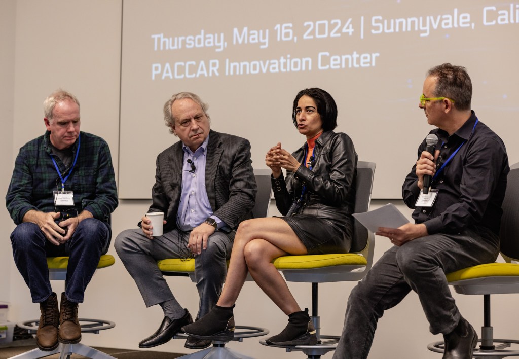 An afternoon panel on “Predicting the Future: And What’s Playing Out Today,” with CJ Taylor of Amazon Web Services, Rodney Brooks of Robust.AI, Miku Jha of Google, and Scott Kirsner of InnoLead.