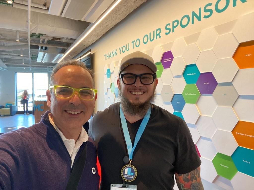 InnoLead CEO Scott Kirsner with Joe Harrington, Partner at PwC.