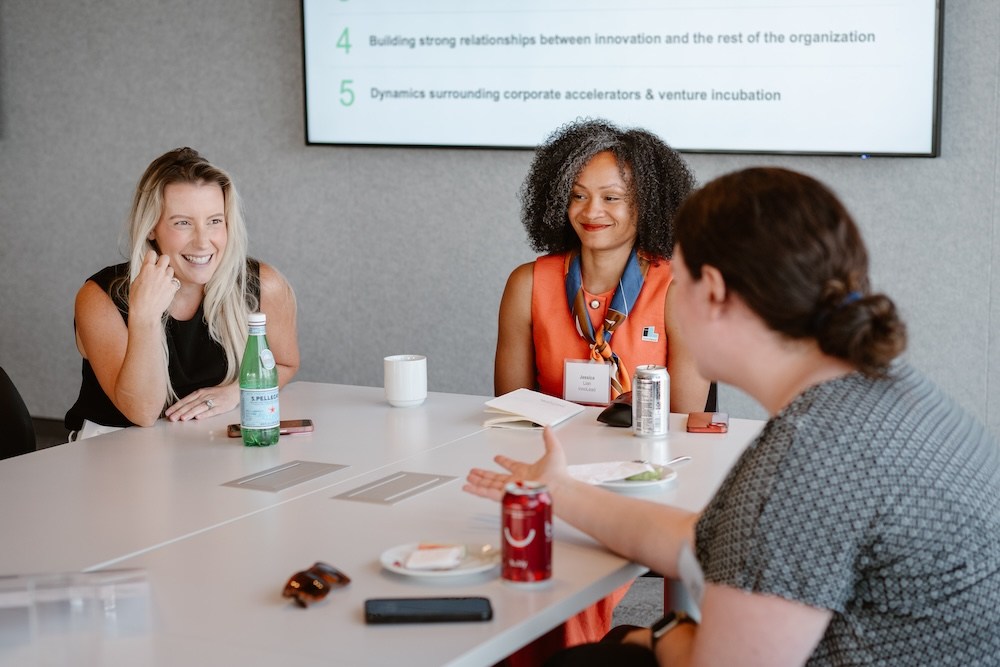 A group discusses emerging technologies — other than AI.