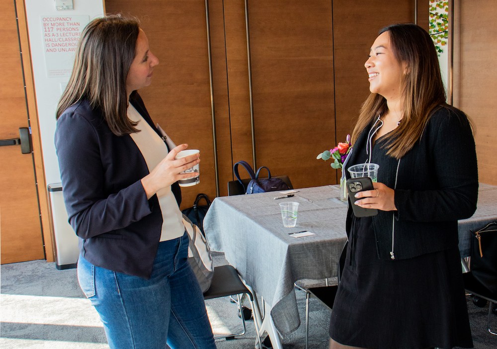 Former Citi VP Ashlyn Lackey and Carina Oriel, Community Development Lead, Rise New York.