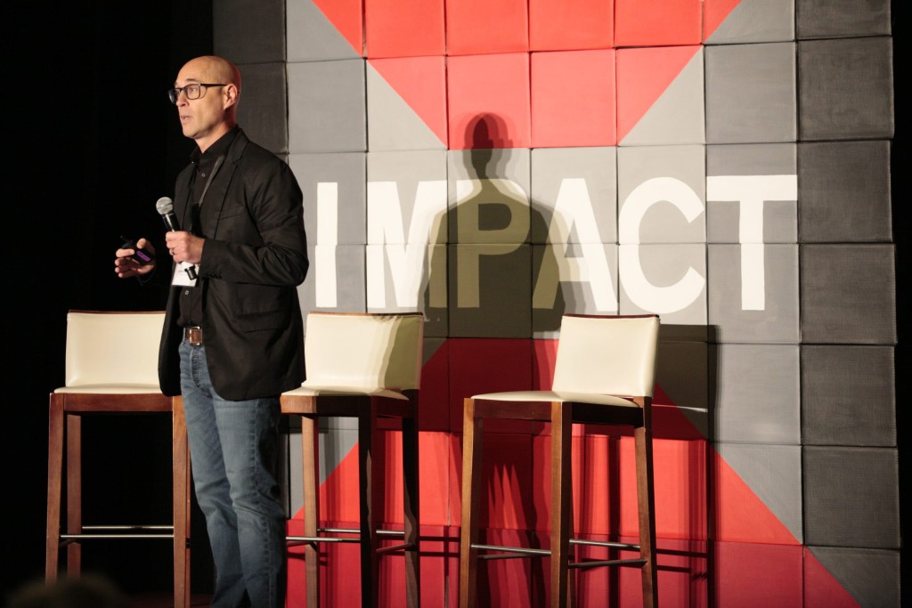 Chris Michaud, VP, Experience & Innovation Consulting at EPAM Continuum, a presenting sponsor of Impact Silicon Valley, gives a Thursday mainstage talk on what it takes to be a maverick.